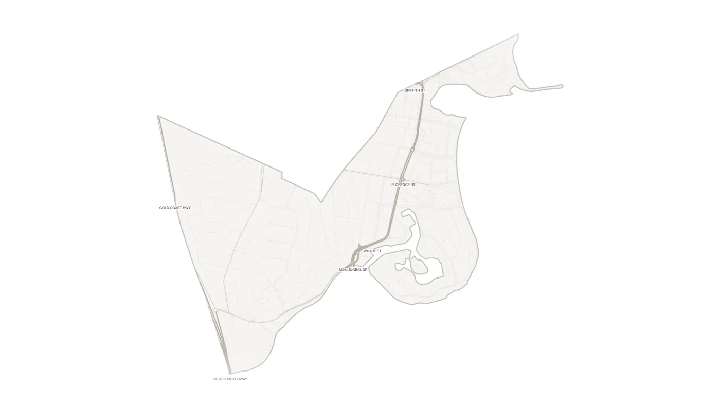 Tweed Heads urban fabric map