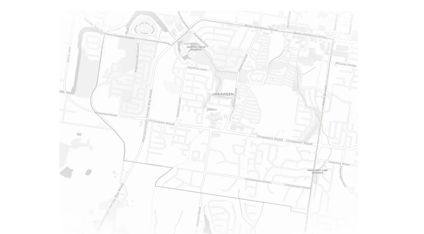 Urraween urban fabric map