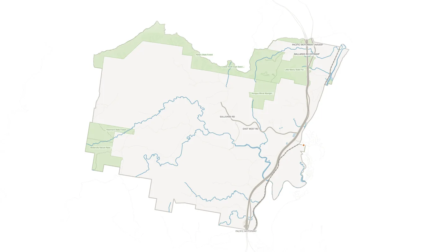 Valla urban fabric map