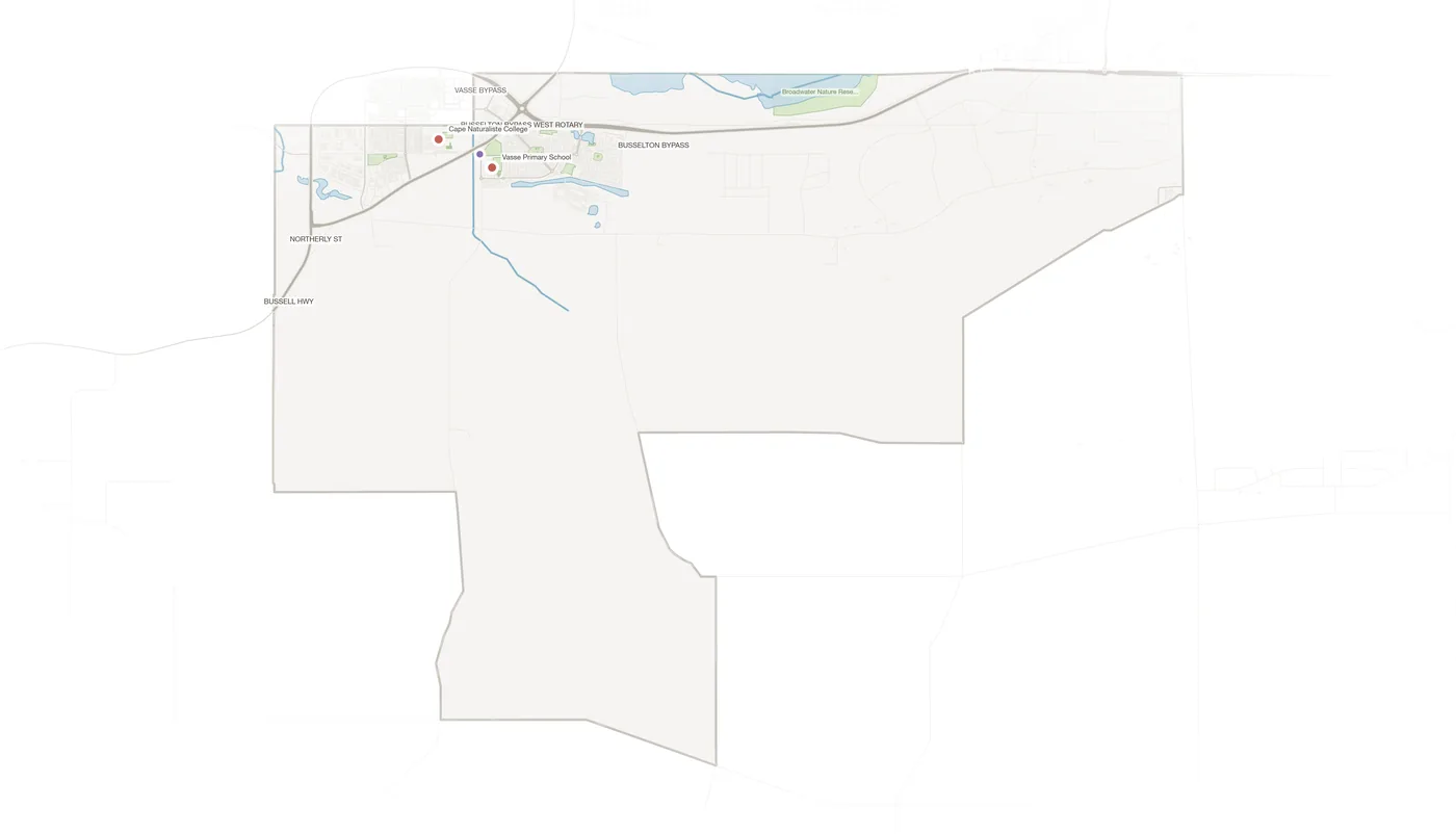 Vasse urban fabric map