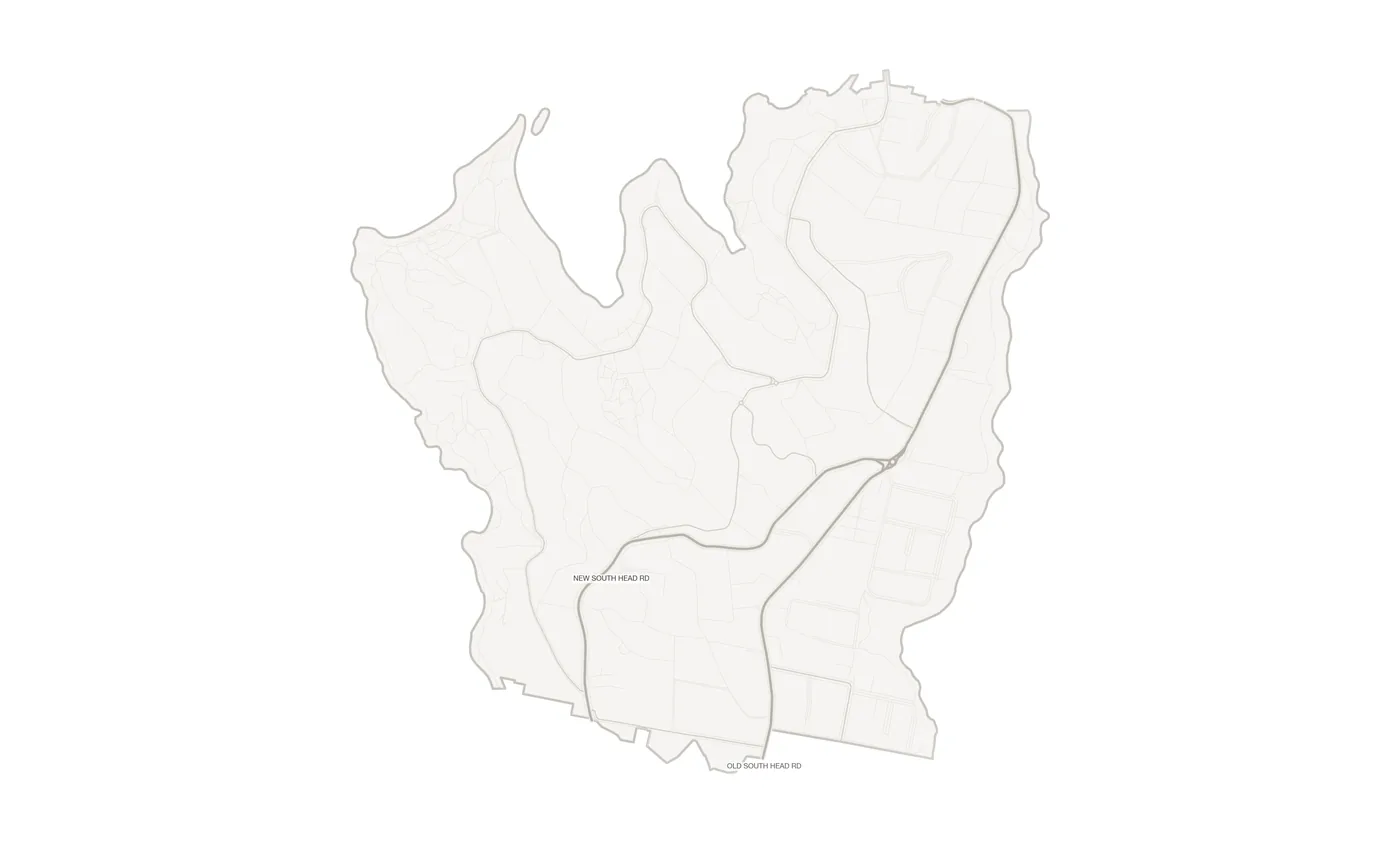 Vaucluse urban fabric map
