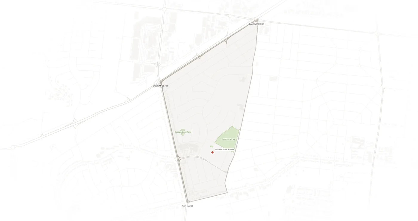 Vincent urban fabric map