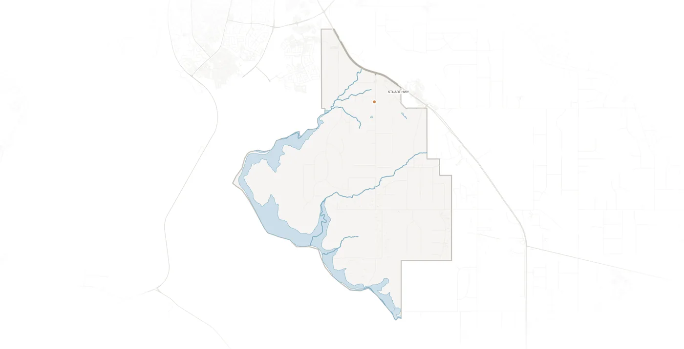 Virginia urban fabric map