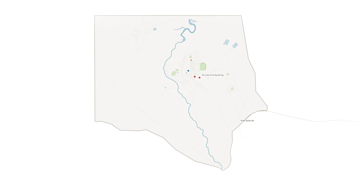 Wadeye urban fabric map