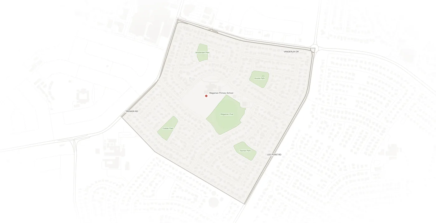 Wagaman urban fabric map