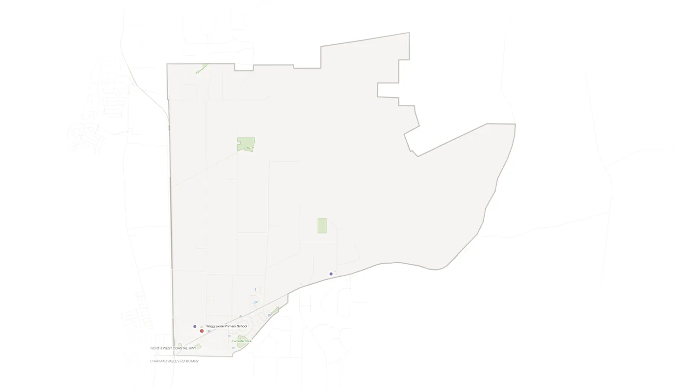 Waggrakine urban fabric map