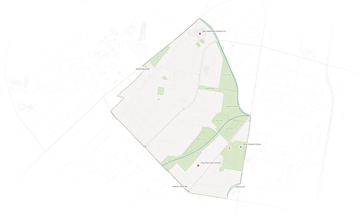 Wakeley urban fabric map