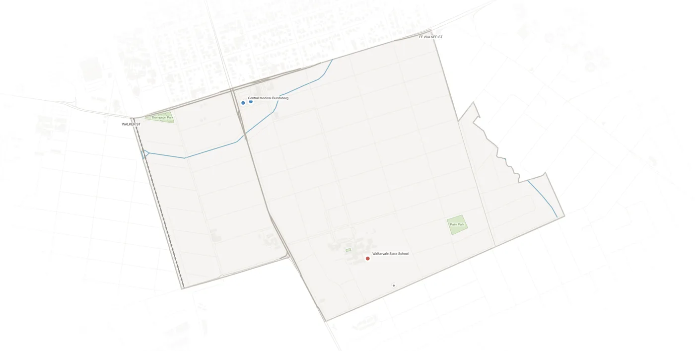 Walkervale urban fabric map