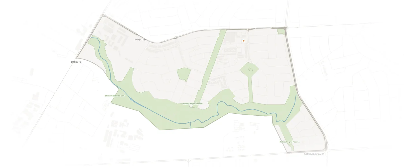 Walkley Heights urban fabric map