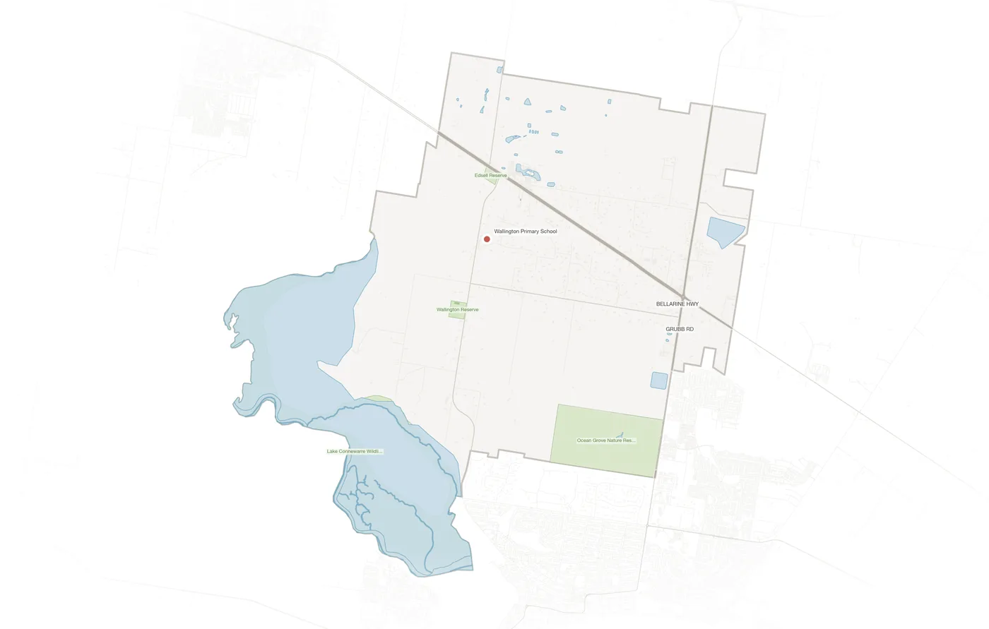 Wallington urban fabric map
