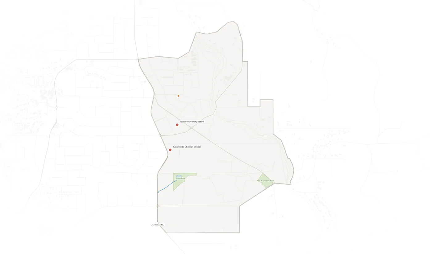 Walliston urban fabric map