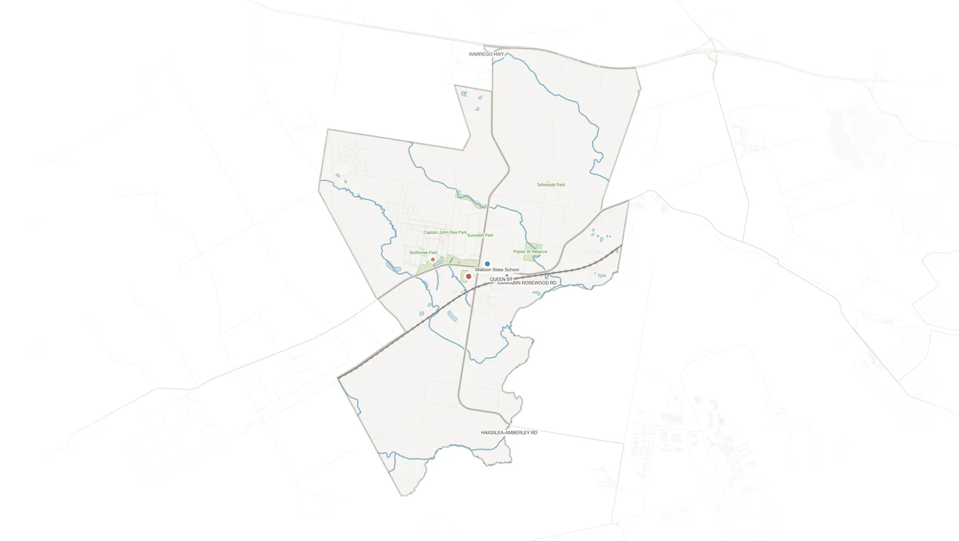 Walloon urban fabric map