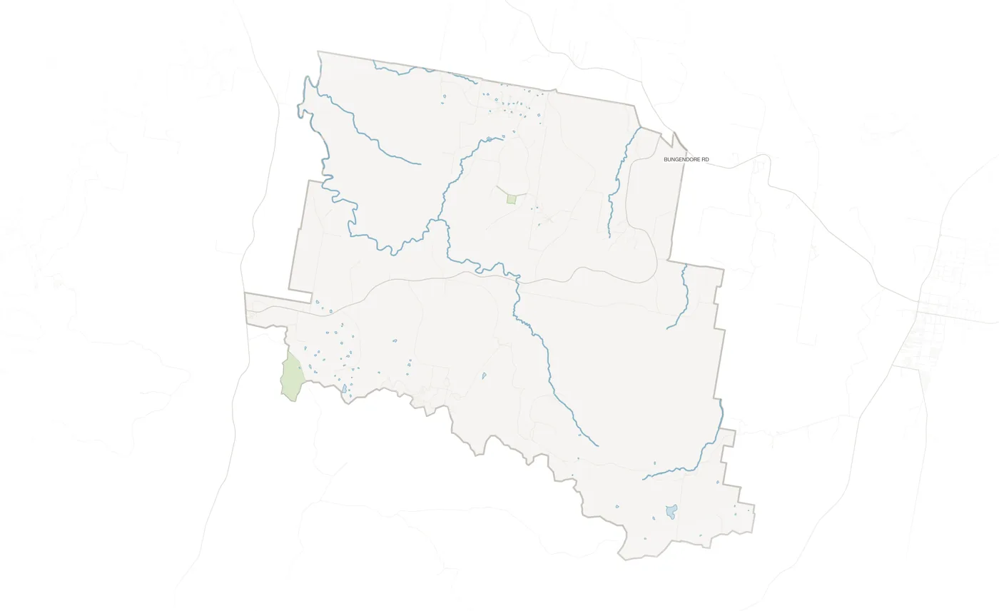 Wamboin urban fabric map