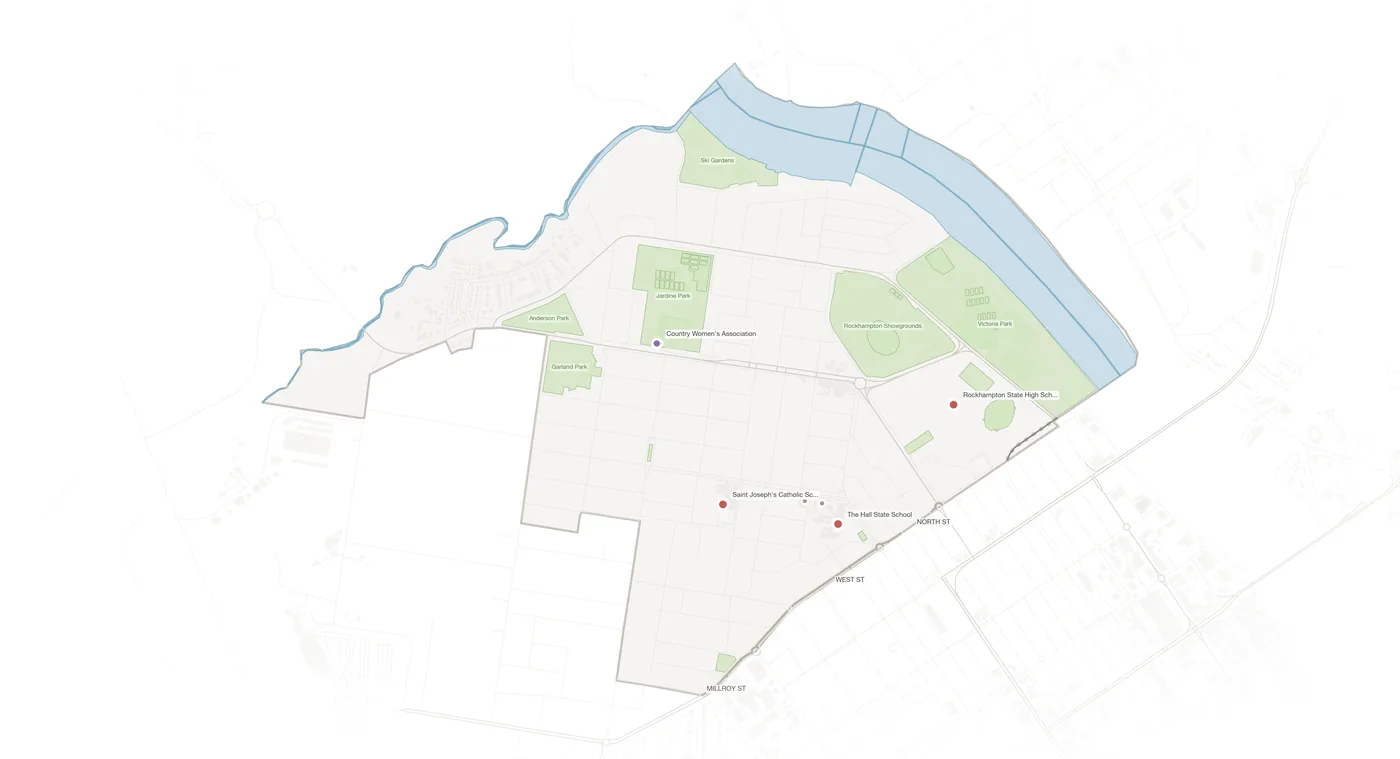 Wandal urban fabric map