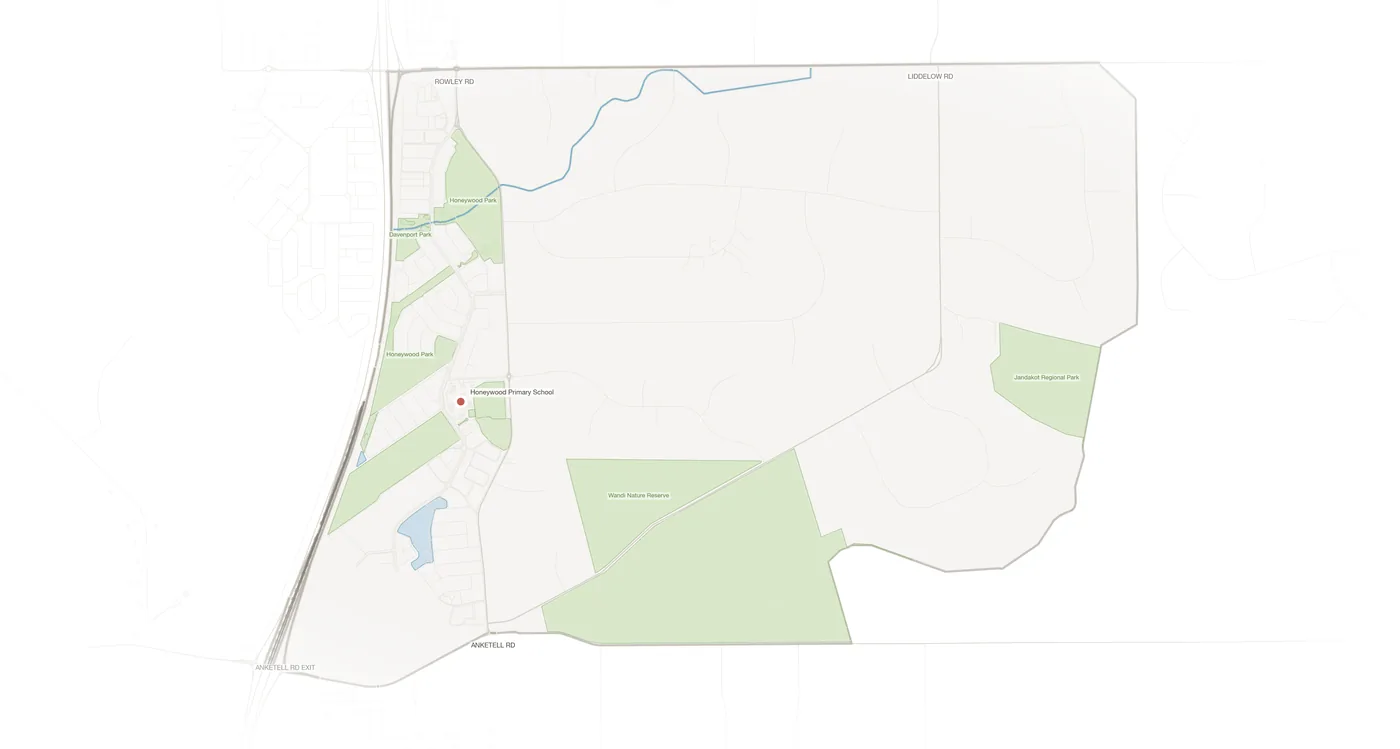 Wandi urban fabric map