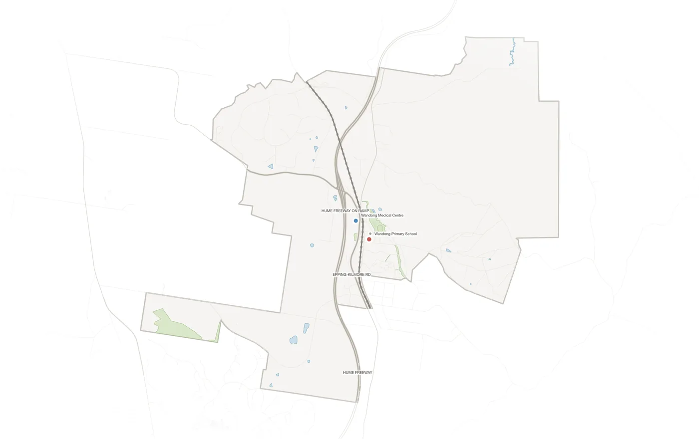 Wandong urban fabric map