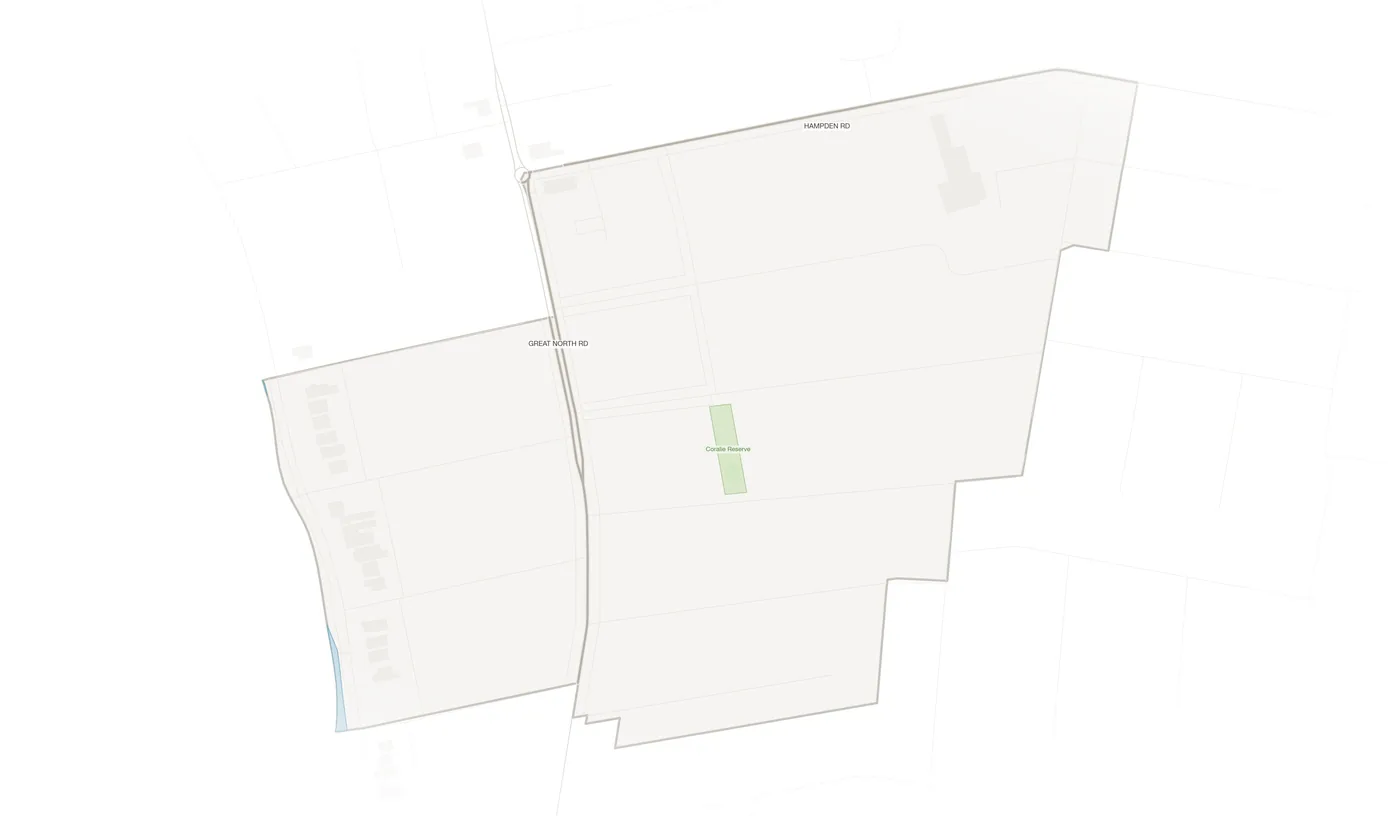 Wareemba urban fabric map