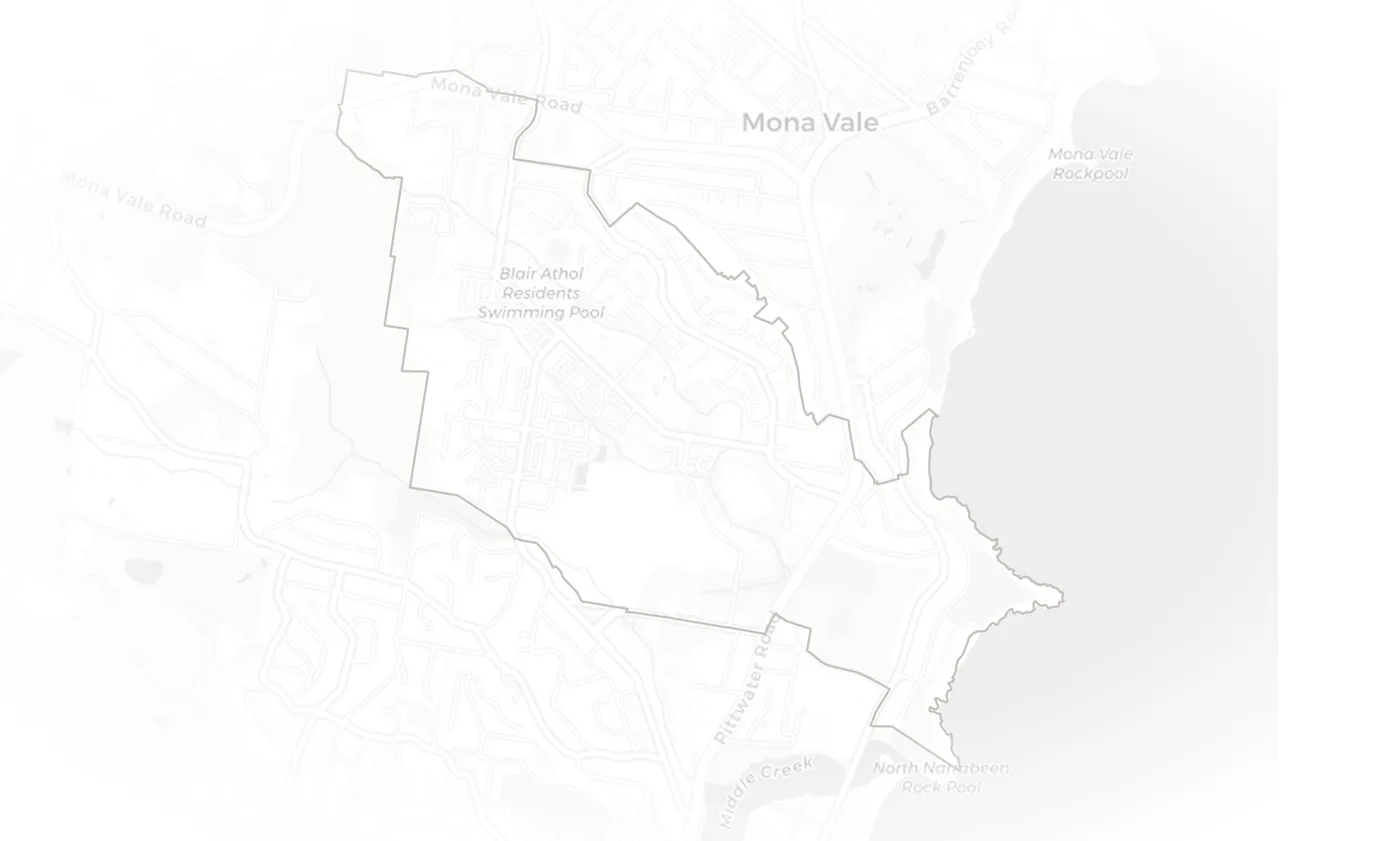 Warriewood urban fabric map