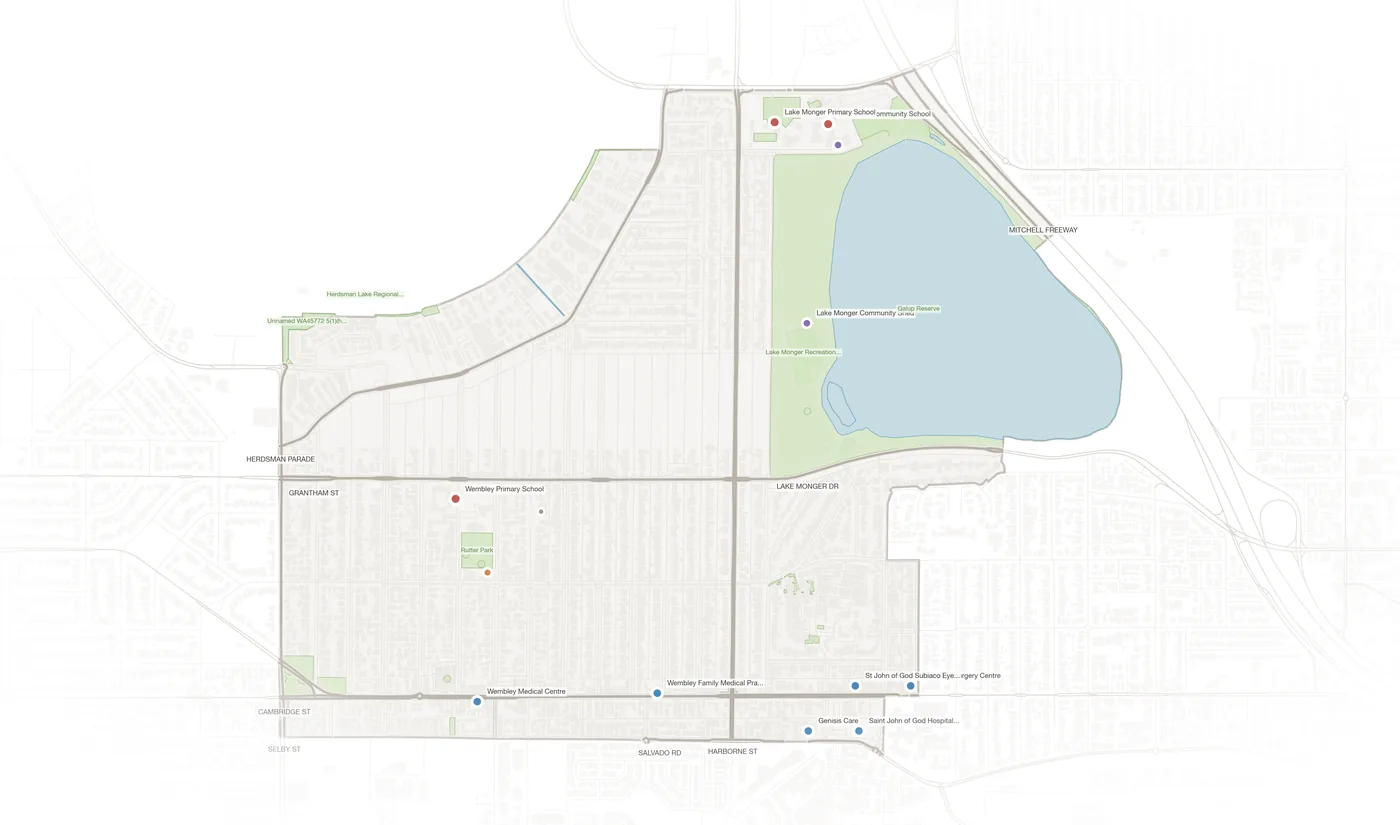 Wembley urban fabric map