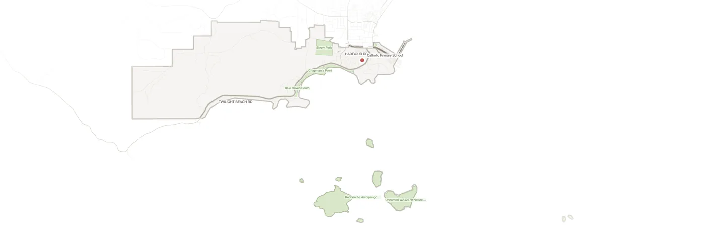 West Beach urban fabric map