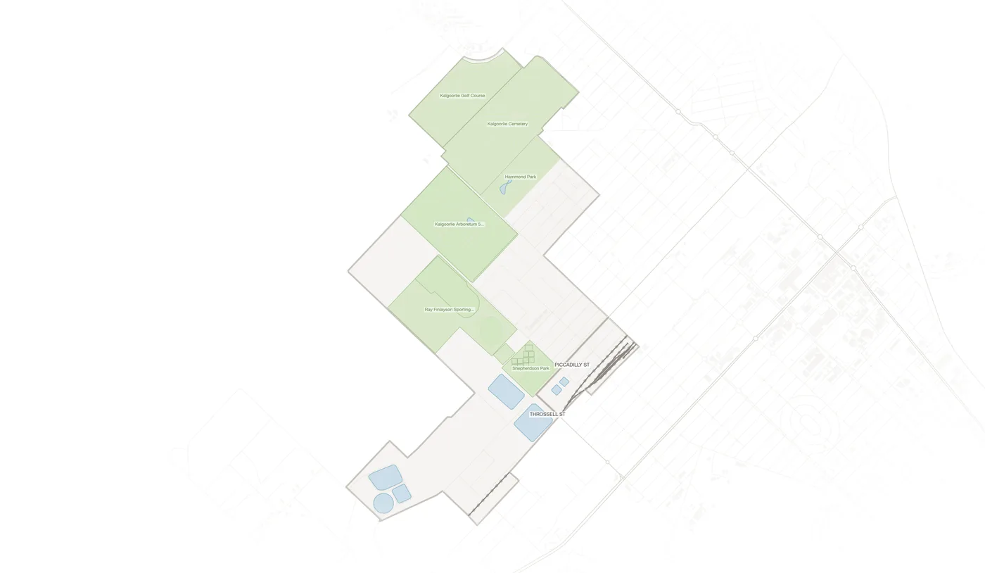 West Lamington urban fabric map