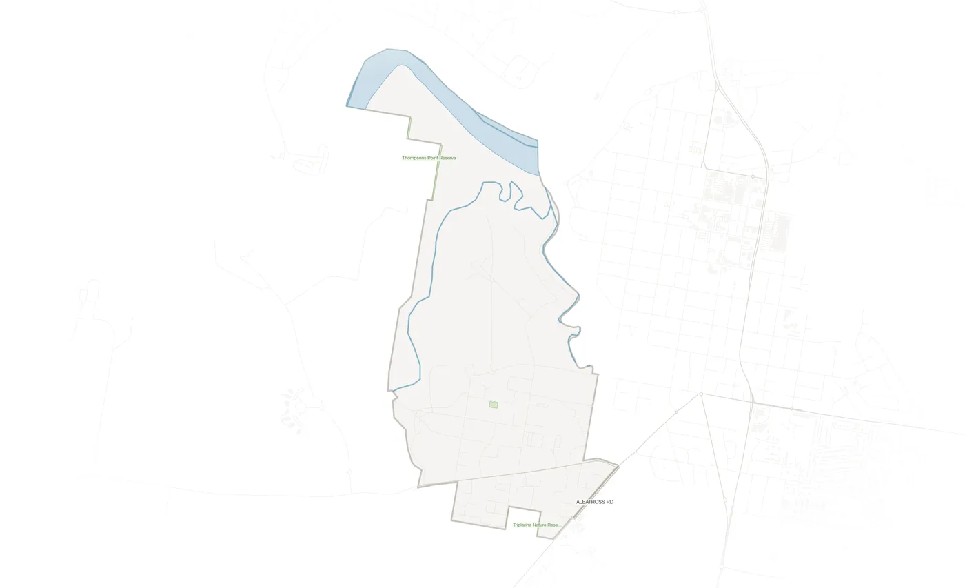 West Nowra urban fabric map