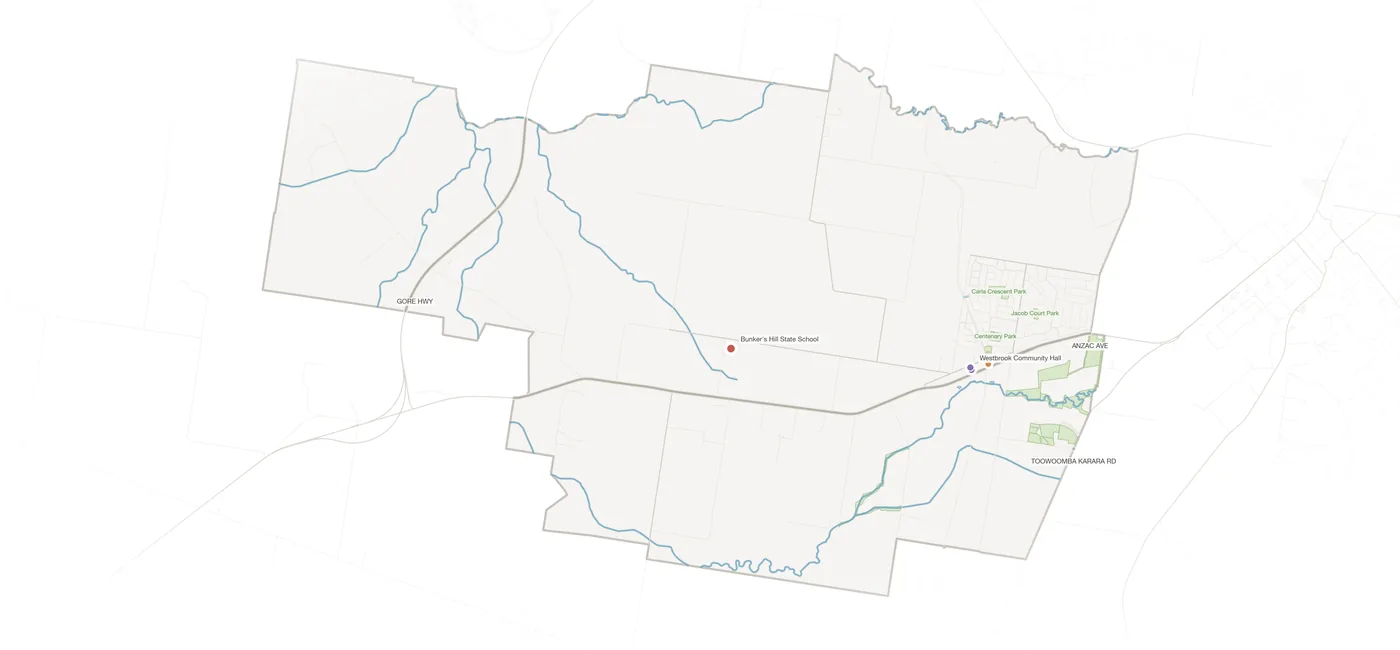 Westbrook urban fabric map