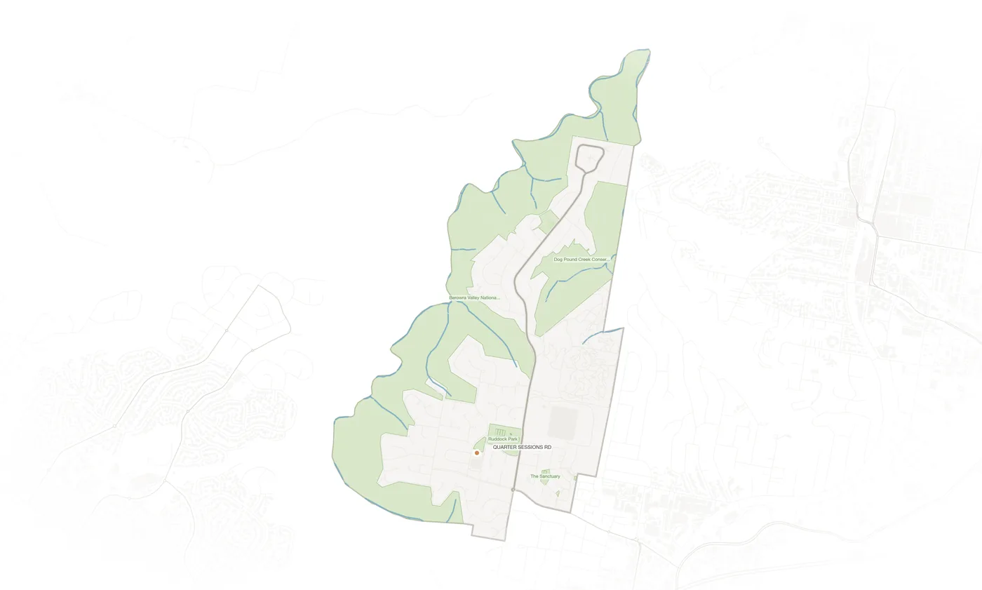 Westleigh urban fabric map