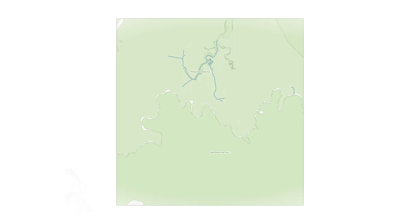 Whitsundays urban fabric map