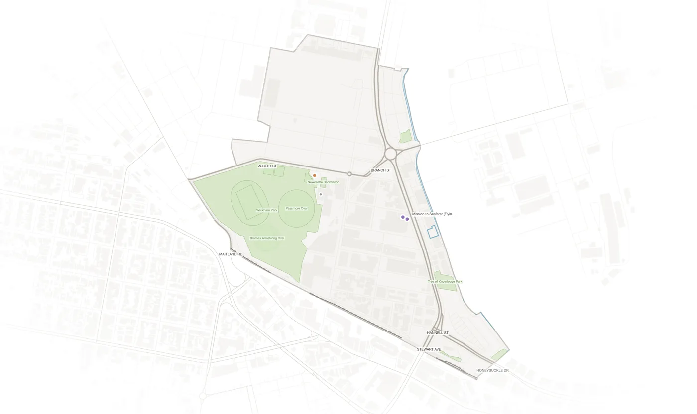 Wickham urban fabric map