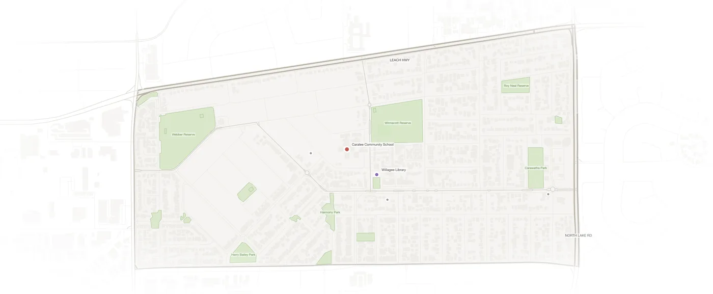 Willagee urban fabric map