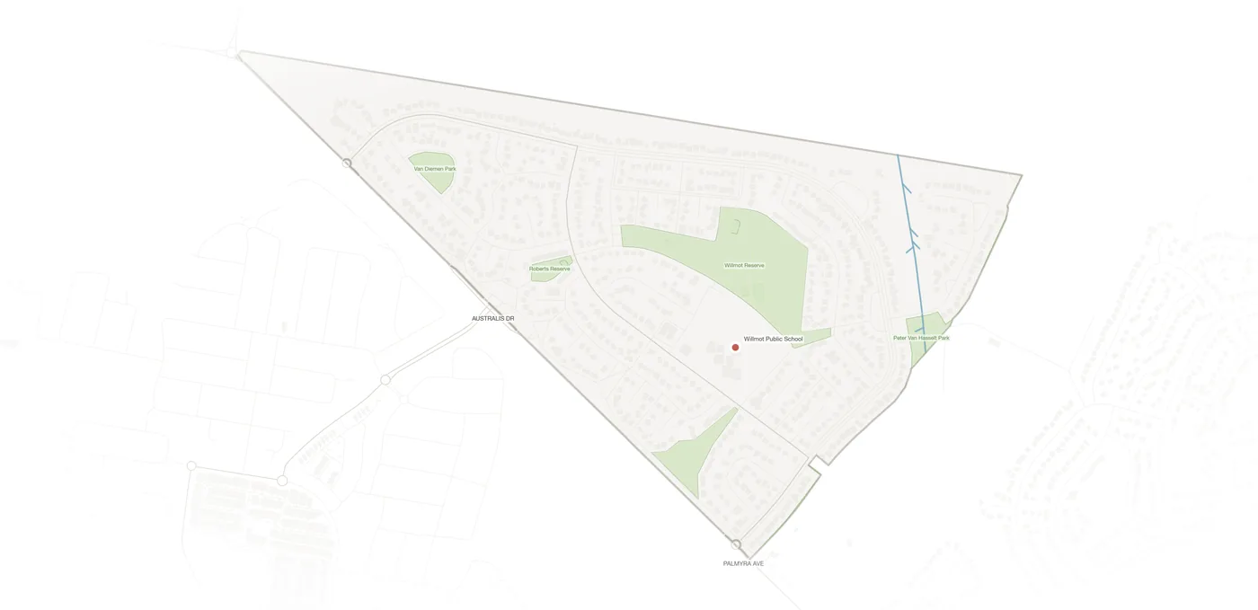Willmot urban fabric map