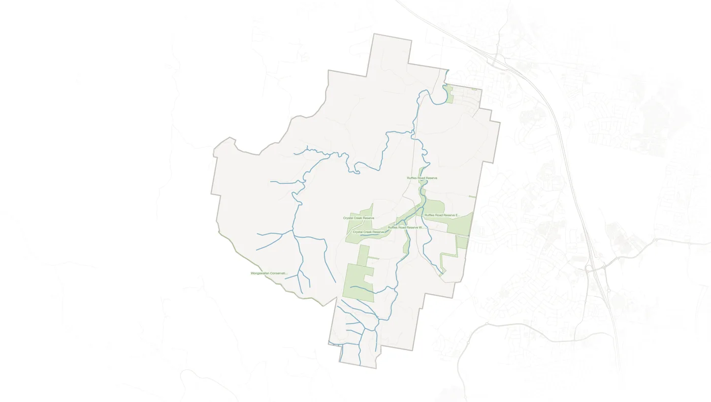 Willow Vale urban fabric map