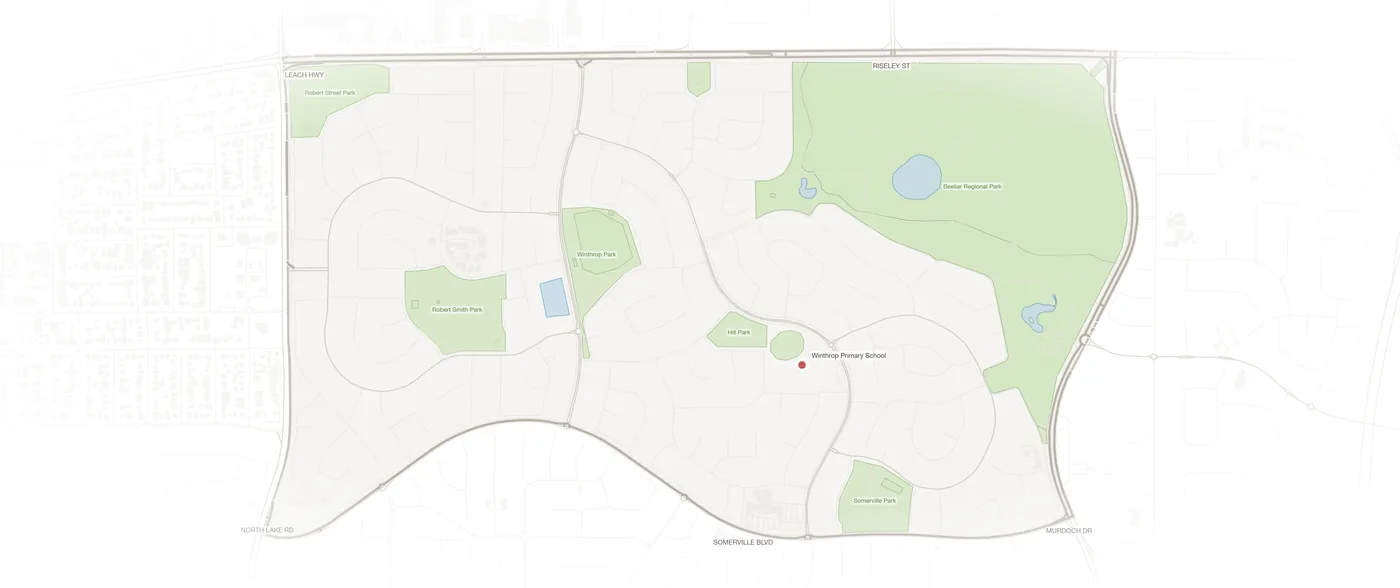 Winthrop urban fabric map