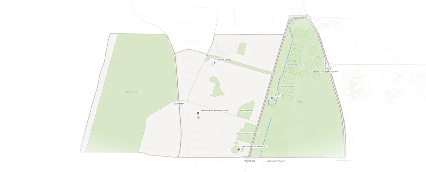 Withers urban fabric map