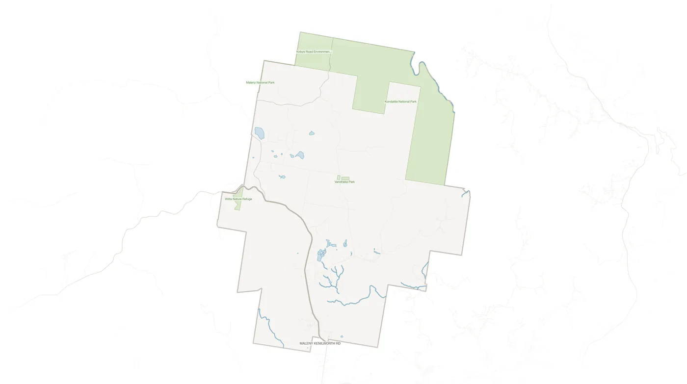 Witta urban fabric map