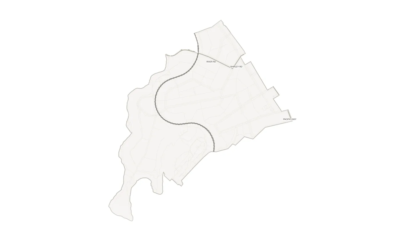 Wollstonecraft urban fabric map