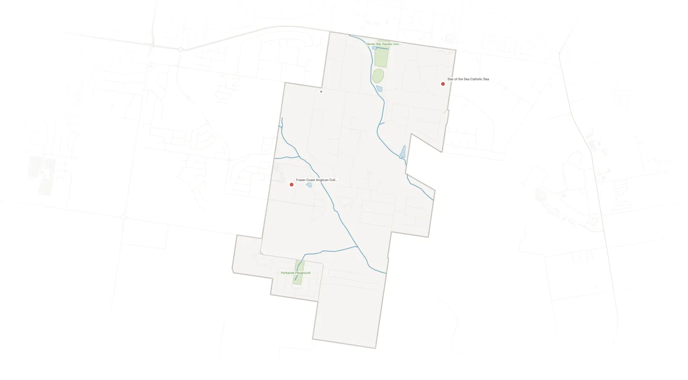Wondunna urban fabric map