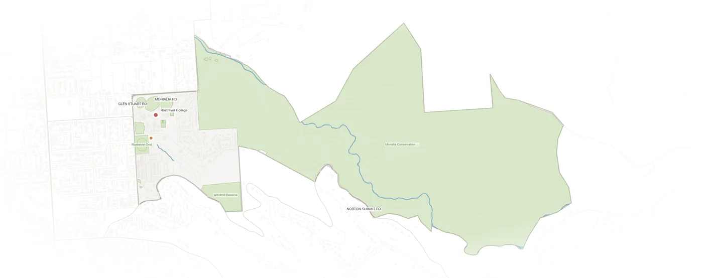 Woodforde urban fabric map
