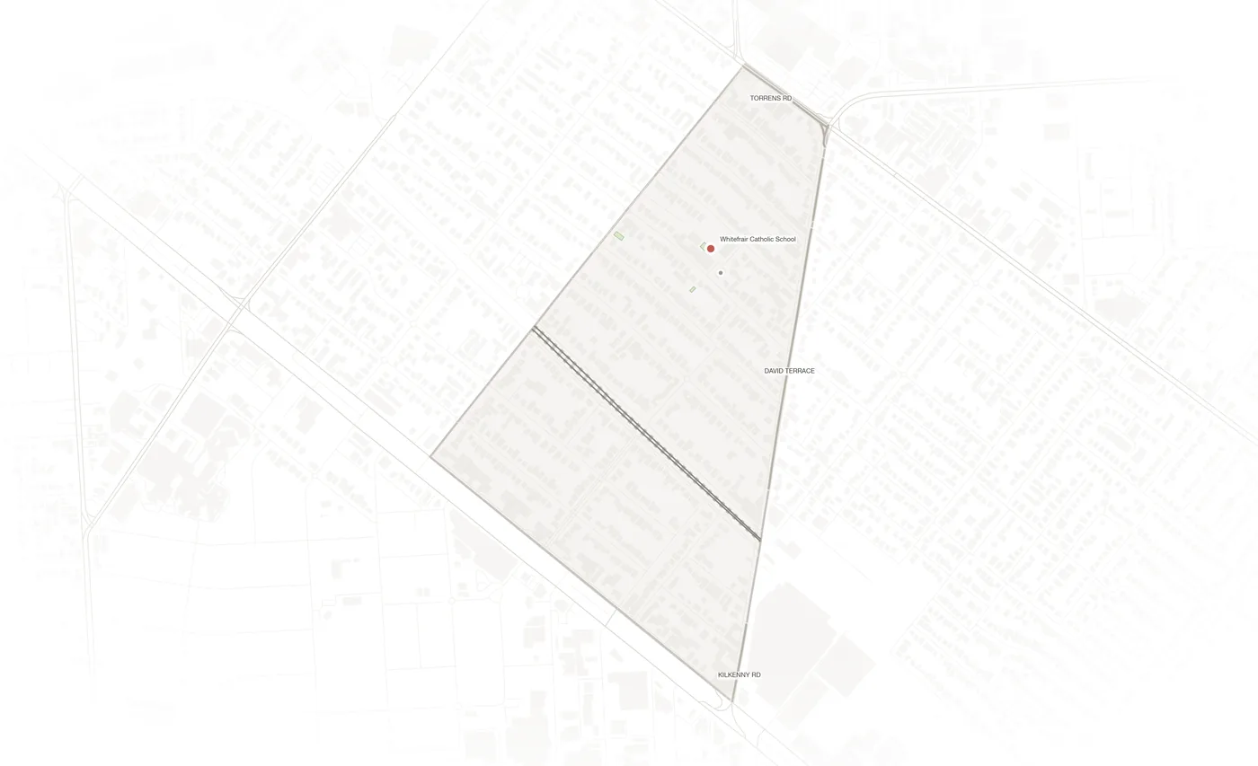 Woodville Park urban fabric map