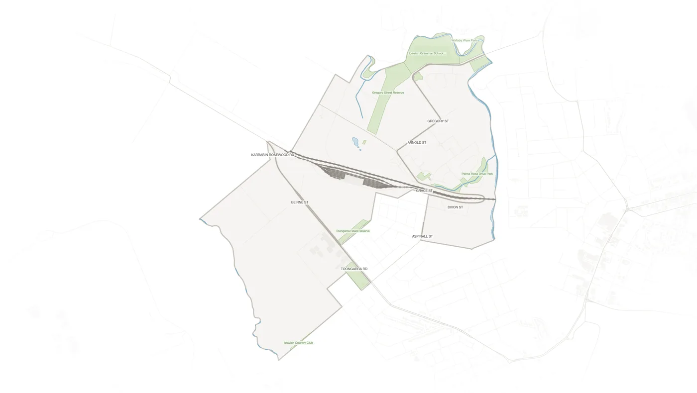 Wulkuraka urban fabric map