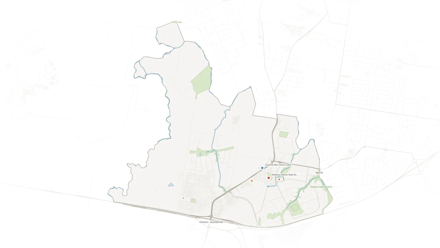Yamanto urban fabric map