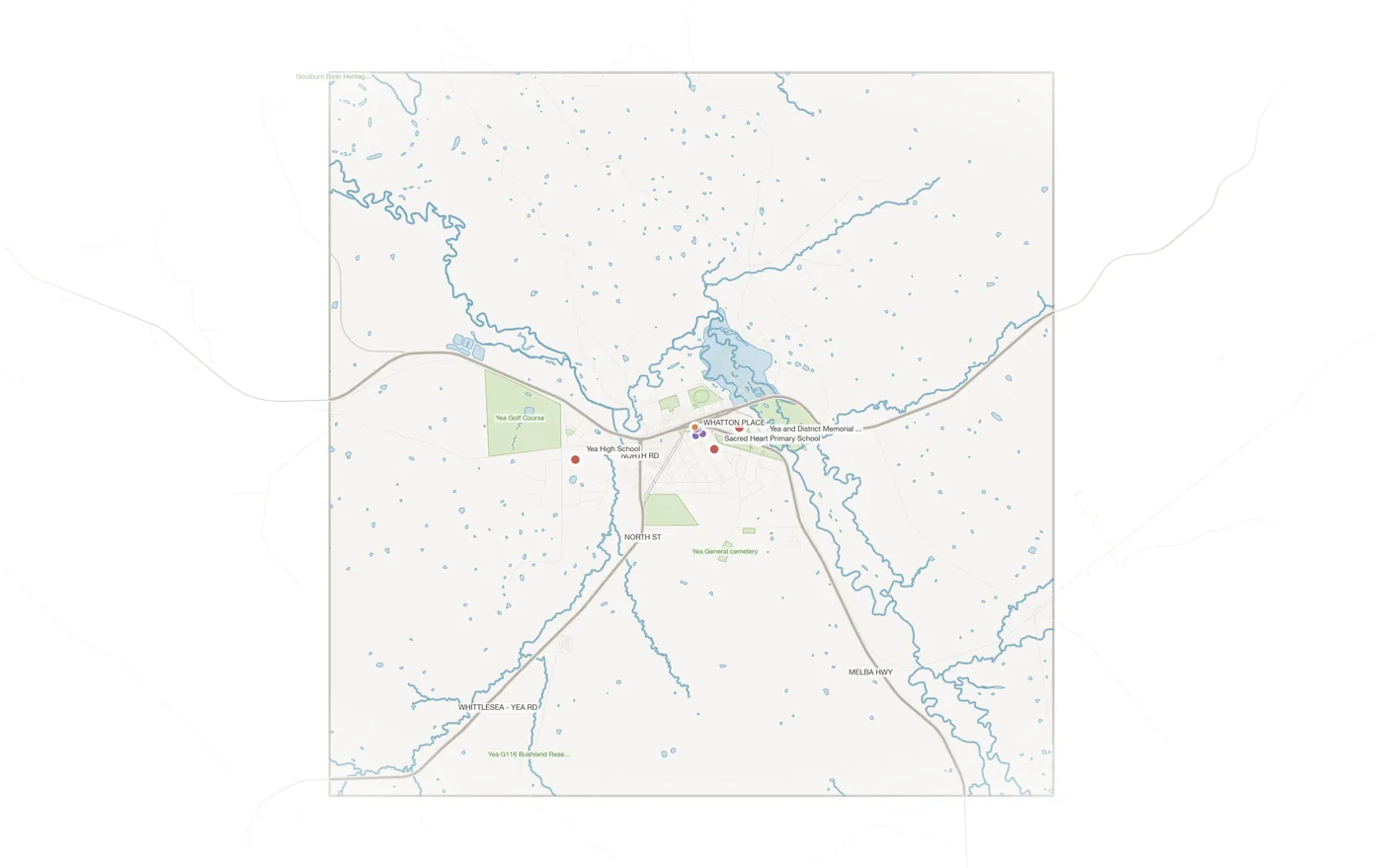 Yea urban fabric map