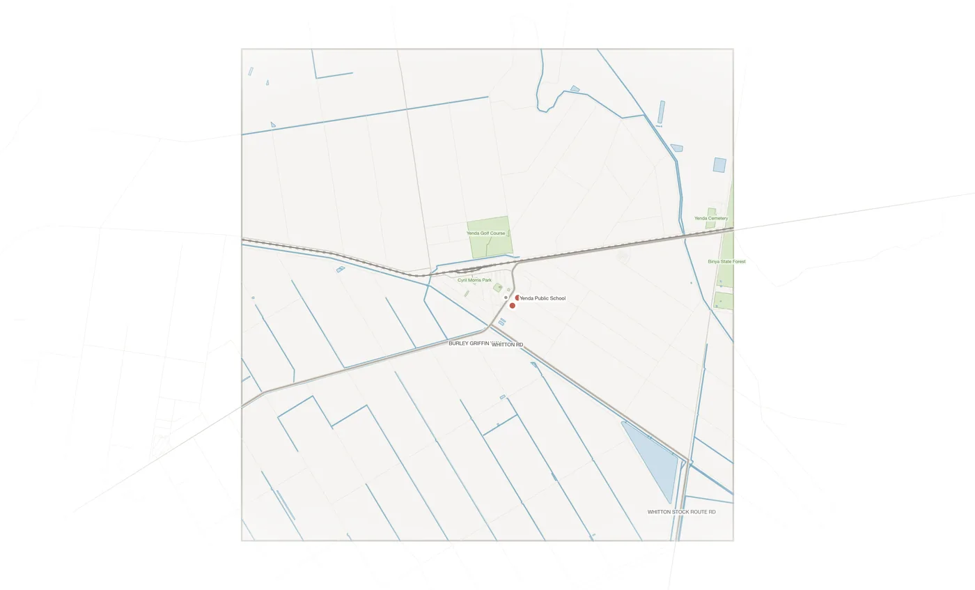 Yenda urban fabric map