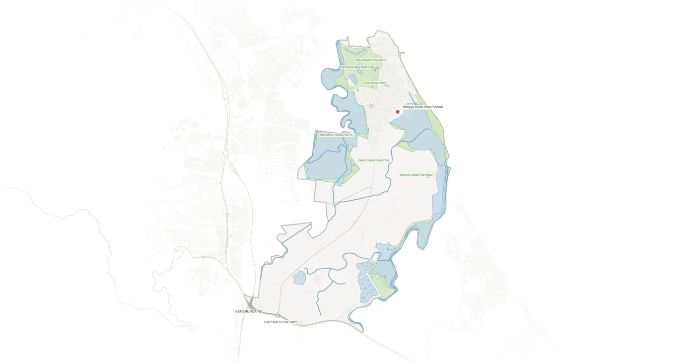 Yorkeys Knob urban fabric map