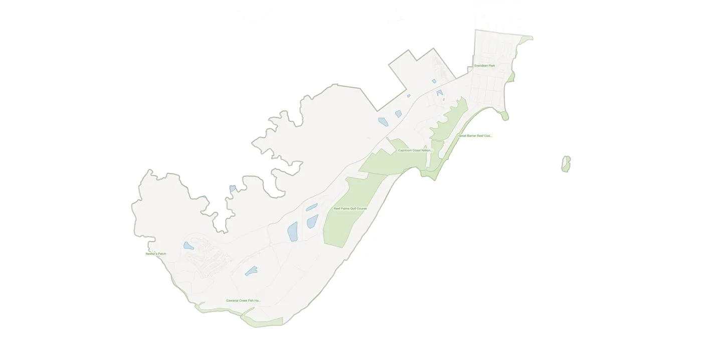 Zilzie urban fabric map